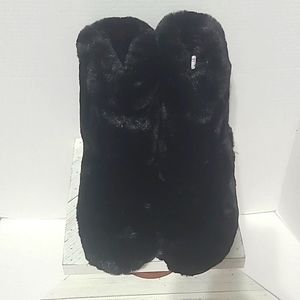 Yoki Black Holland Fuzzy Boots